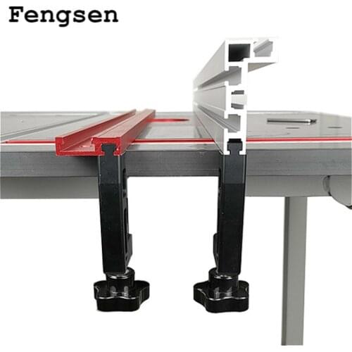 2Pcs Woodworking G Clamps for Standard Aluminium 45mm 75mm Fence T-track Fixtures