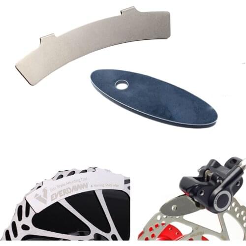 2 Pcs MTB Bicycle Rotor Disc Brake Pad Adjusting Tool Disc Pad Mounting Brake Brake Pad Alignment Tool Spacer Bike Repair Kit