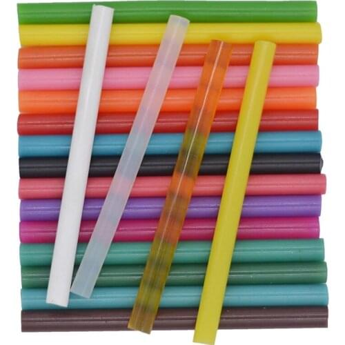 30PCS Multicolor Mix Hot Melt Glue Sticks Vintage Sealing Wax Envelope Invitation Stamp Security Packaging Repair Tool 11mm