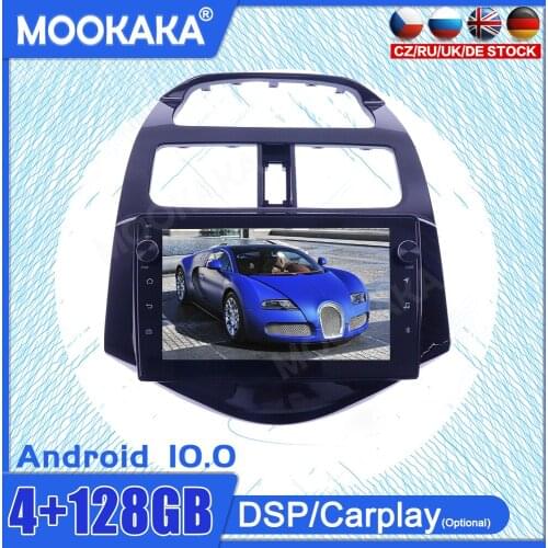 4+128GB Android10 Touch Screen For Chevrolet Spark2010-2014 GPS IPS Car Multimedia Player Head Unit Audio Radio Navigtion