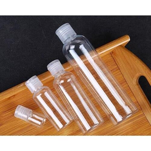 5pcs Portable Travel Bottle 5ml 10ml 30ml 50ml 60ml 100ml Plastic Bottle for Travel Sub Bottle Shampoo Cosmetic Lotion Container