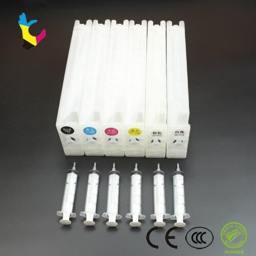 700ML T7251-T7254 T725A Empty Refillable Cartridge With One Time Use Chip for Epson SureColor F2000 2100