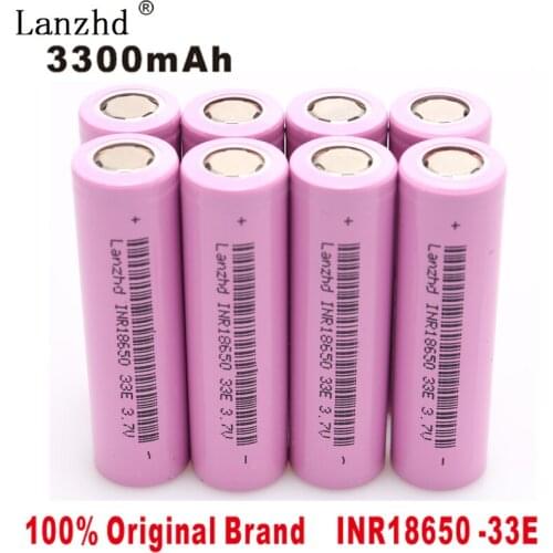 8PCS 18650 Battery 3.7V Li-ion Rechargeable Battery 3300mAh 30A for Flashlight large current 18650VTC7 Li ion lithium INR18650