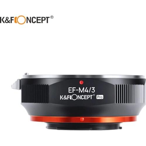 K&F Concept EOS EF Lens to M43 M4/3 Mount Adapter for Canon EOS EF Lens to M4/3 MFT Lens Adapter