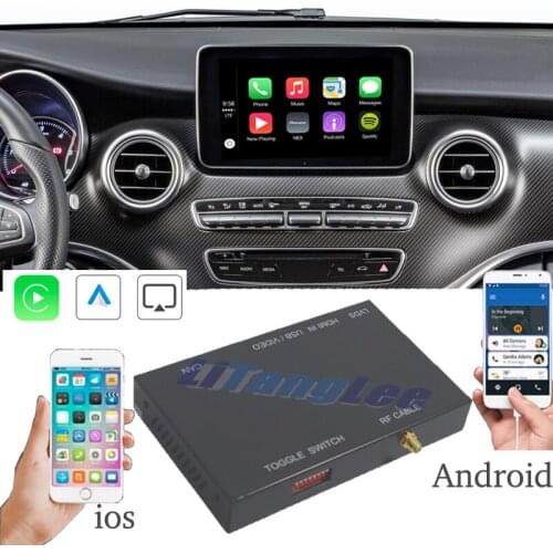 Car Camera Carplay Decoder Adapter For Mercedes Benz Vito V MB W447 NTG Comand Mirror Lin Display Android Auto Play 360 BirdView