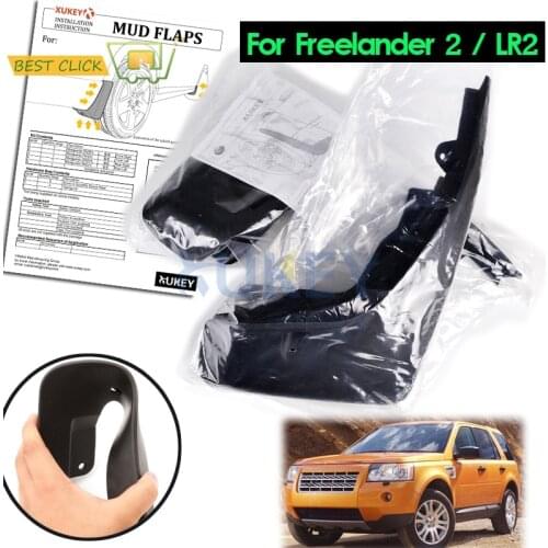 XUKEY Car Fender Mudflaps For LAND ROVER LR2 FREELANDER 2 2007-2015 Splash Guards Mud Flap Front Rear Accessories