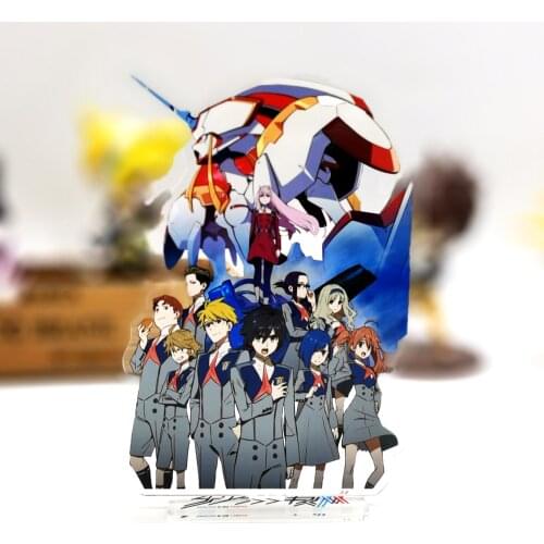 DARLING in the FRANXX ZERO TWO 02 CODE 002 HIRO ICHIGO GORO MIKU GM acrylic stand figure model plate holder topper anime