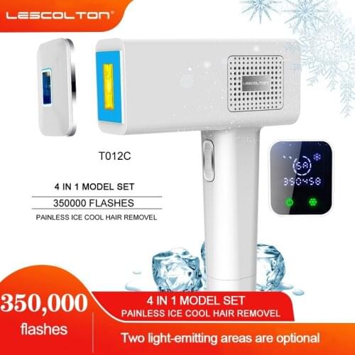 Lescolton T012C IPL Laser Hair Remover 400000 Flashes Iced Cold Painless Professional Photoepilator Permanent Epilator For Women