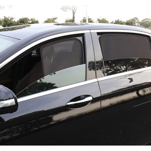 Magnetic 5P For Toyota VIOS 2003~2007 2009~2013 2014~2017 Window Sunshield Curtain Visors Protect Cover Gauze Mesh Accessories