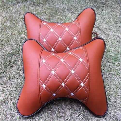 Fashion 2pcs/lot Car Auto Head Rest Travel Cute Safety Seat Pillows for Health Accessories for Cars