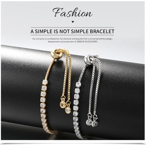 ZHUKOU Fashion womens bracelets for lovers copper friendship bracelets childrens bracelet for New Year gifts chain bracelet
