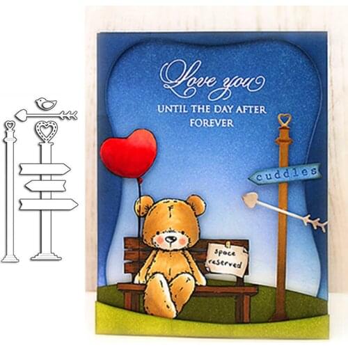 Guide Board Metal Cutting Dies Stencils for Scrapbooking Embossing Die Cards Making Paper Craft Decoration New 2019