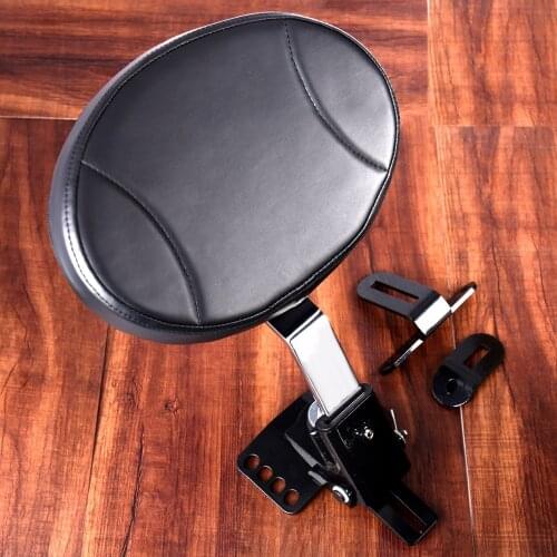 Adjustable Plug-In Driver Rider Backrest Kit For Harley Touring FLTR FLHT 1997-2018 M