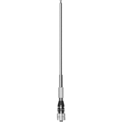 SMA-K VHF 136-174Mhz Walkie Talkie Antenna Metal Telescopic Antenna High Gain Mast Two Way Radio Aerial For KENWOOD Baofeng