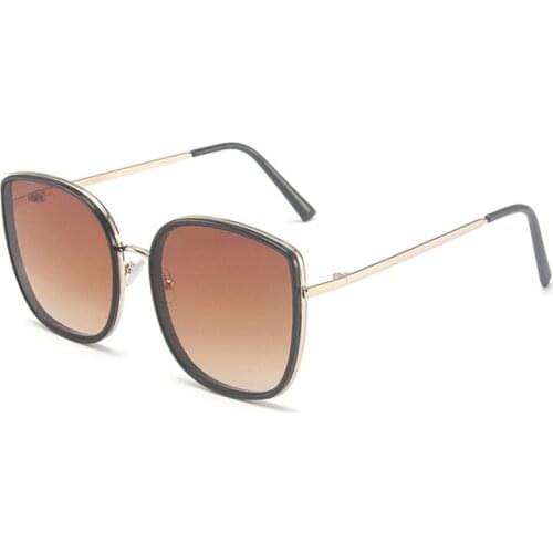 New Metal Frame Sunglasses Women Sun Glasses Female Mens Gradient Lens Eyeglasses Ladies Fashion Eyewear