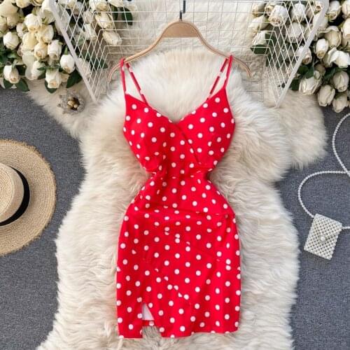 SR.Singreiny Summer Polka Dot Dresses
