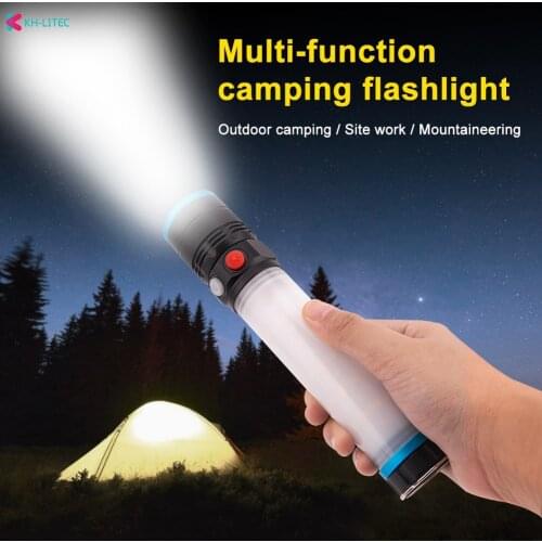 Super Bright LED Flashlight 8 lighting Modes Camping Lamp Portable Lanterns Torch for Night Riding Camping Hiking Hunting