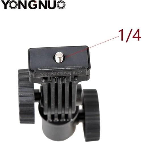 YONGNUO LED light mounting bracket Hot shoe Mount Light Stand Bracket Swivel For Monitor LED YN300 III YN600L II YN608