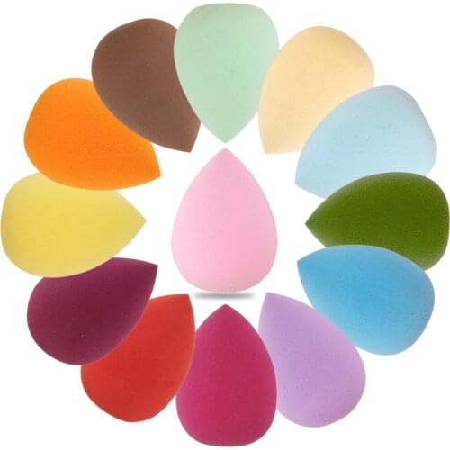 1/3Pcs Water Drop Shape Cosmetic Puff Soft Blender Makeup Foundation Cream Face Cosmetics Powder Puff Womens Make Up Sponge