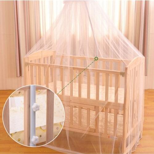 1pc Summer Baby Bed Mosquito Net Baby Toddler Baby Bed Crib Canopy Netting White Hanging Dome Nets
