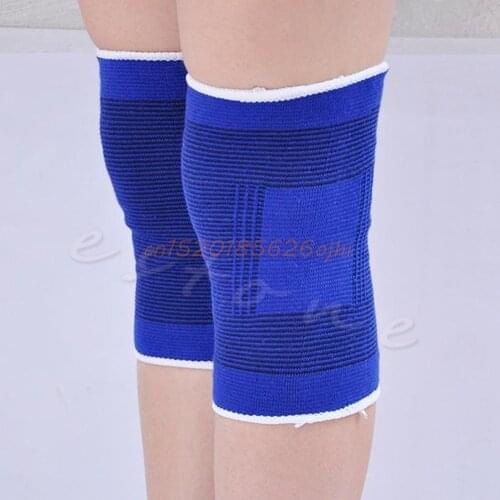2pcs Knee Brace Support Leg Arthritis Injury Gym Sleeve Elastic Bandage Pad Knees Protector muscle joints One Size