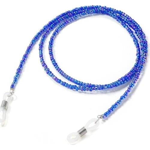 2020 Fashion Reading Glasses Chain Retro Beads Eyeglass Sunglasses Spectacle Cord with Neck Strap String Chain Eye wear 7 Color