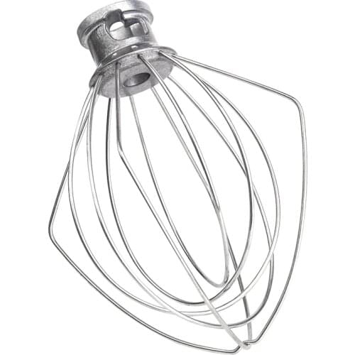 K45WW 9704329 6-Wire Whip Attachment Egg Heavy Cream Beater Cakes Mayonnaise Whisk for KitchenAid Tilt-Head Stand Mixer