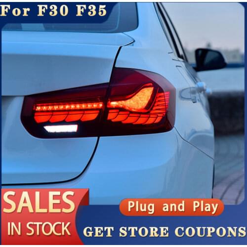For BMW F30 Tail Lights 2013-2019 F35 LED Tail Lamp M4 Design led tail light 320i 325i LED brake light steering lamp