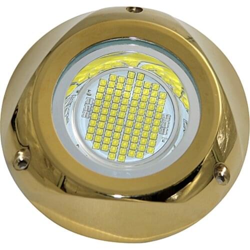 DY-UD145 24VDC 12VDC Surface Mounted 300W 450W Bronze Housing Yacht Dock Deck Sea Ship Marine RGB RGBW Boat LED Underwater Light