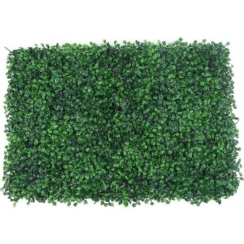 Greenery Artificial Grass Mat Fake Lawn Plant Panel Carpet Privacy Wall Fence For Home Garden Hotel Wedding Backdrop Decor