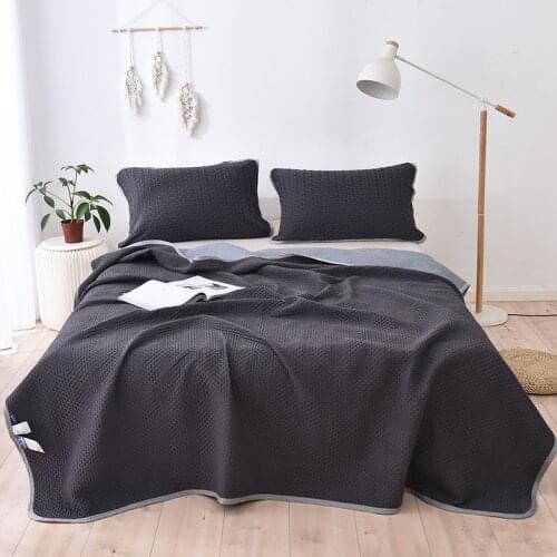 Summer Washed Cotton Waffle cool Quilt air conditioning quilt spring autumn bed cover sofa throw blanket Home Textiles