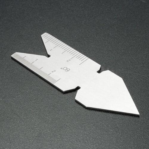 Metric Screw ISO 60° Inch Thread Pitch Gauge Center Gauge Measuring Lathe Tool A0KF