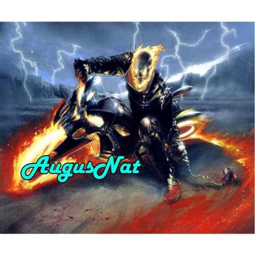 Fire motorcycle diamond painting full drill dimond embroidery full gem painting oil paint by number canvas painting new arrivals