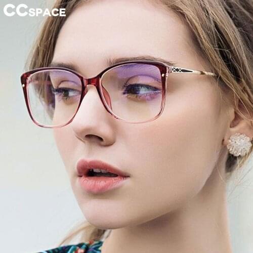 49587 Plastic Titanium Spectacle Frame Anti-Blue Light Mens and Womens Optical Fashion Computer Eyeglasses