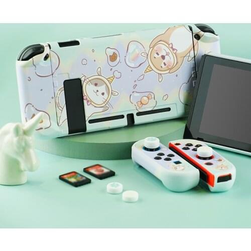 Cute Cartoon Switch Protective Shell Split PC Hard Cover Housing NS Game Console Case Box For Nintendo Switch Accessories