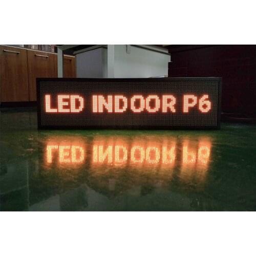 Led display 768mm * 192mm P6 indoor Door head advertising Store signs screen P2 P2.5 P3 P4 P5