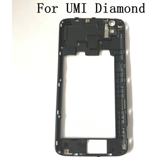 Umi Diamond Used Back Frame Shell Case + Camera Glass Lens For Umi Diamond Repair Fixing Part Replacement