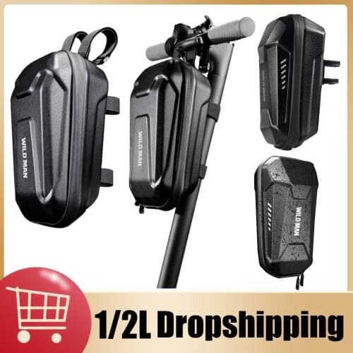 WILD MAN Universal Electric Scooter EVA Hard Shell Electric Scooter Front Storage Skateboard Hanging Bag for Xiaomi Mijia M365