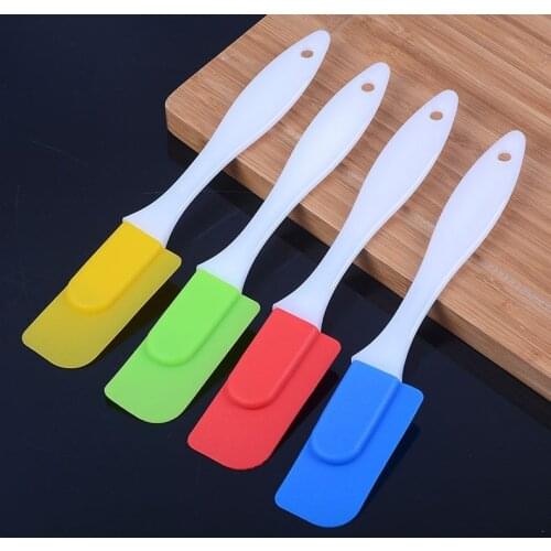 1Pc Silicone Scraper Spatula Cake Spatula Baking Tool Soft Detachable to Clean Heat Resistant PM0481