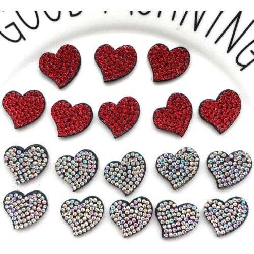 10pcs/bag of High Quality Charm Love AB Diamond Non-woven Cloth Diamond Cloth Patch Stickers DIY Handmade Accessories