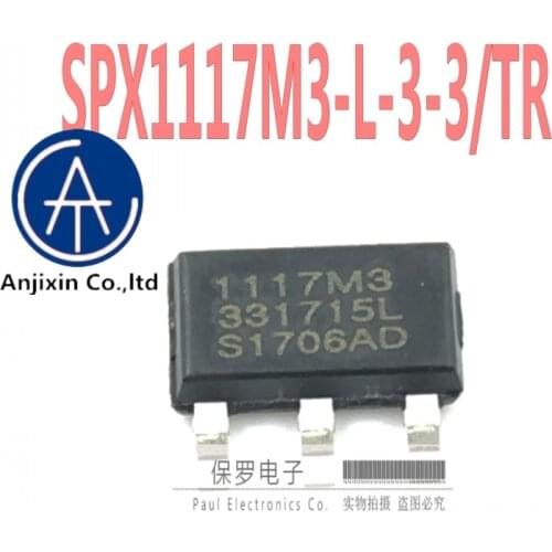 10pcs 100% orginal new 3.3V voltage regulator chip SPX1117M3-L-3-3/TR SOT-223 Freescale smart car real stock