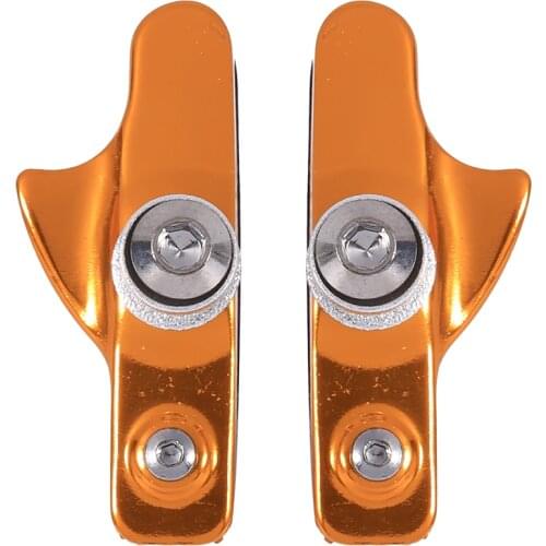 2pcs 55mm Aluminium Alloy Road Brake Shoes Drawer Style Brake Pads Road Bicycle Cycling Bike Brake Holder Shoes Rubber Pads