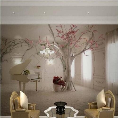 Beibehang Custom any size 3D wall mural wallpapers for living room,Modern fashion beautiful new photo murals tree wallpaper