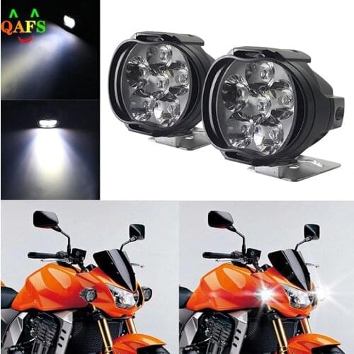 White Headlight Working Light DC 12V Driving 6LED Bright High Power 8W Motorcycle Led Light