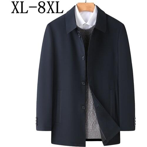 BKTrend Men's Long Trench Coats