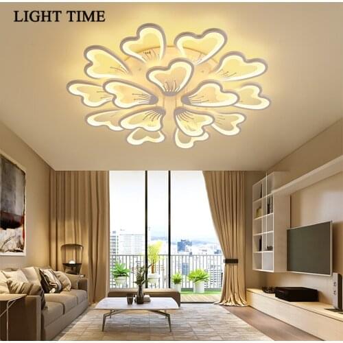 Black White Modern Led Ceiling Light For Living room Dining room Bedroom Parlor Creative Home Surface Mount Ceiling Lamp Fixture