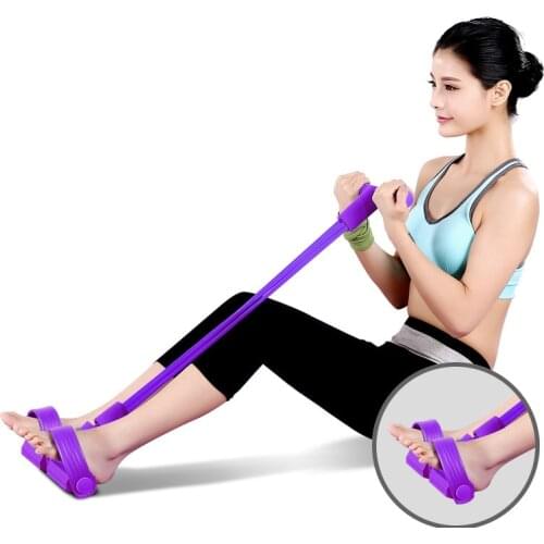 Fitness Resistance Bands Elastic Pull Ropes Exerciser Pedal Exerciser for Women Men Sit-up Abdominal training Fitness Equipment