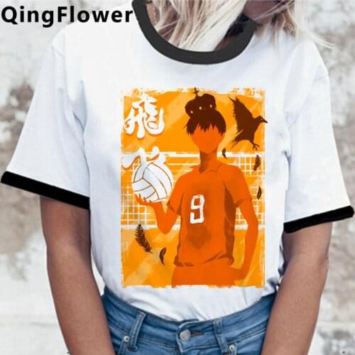 Oya Oya Oya Haikyuu Kuroo Karasuno Fly High top tees summer top women vintage grunge harajuku japanese couple t-shirt harajuku
