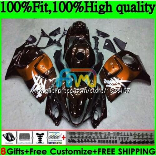 Injection For SUZUKI Hayabusa GSXR 1300 GSXR1300 08 13 14 15 16 57BS.129 GSX-R1300 2008 Dark orange 2013 2014 2015 2016 Fairing