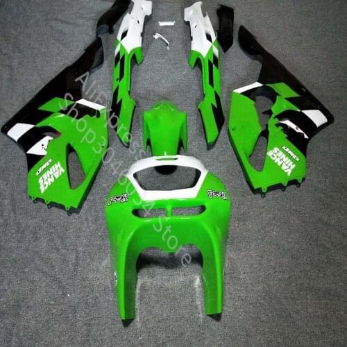 Green white black Motorcycle body Fairing kits for Kawasaki ZX 6R 1994 1995 1996 1997 NINJA zx6r 94-97 ABS fairings set